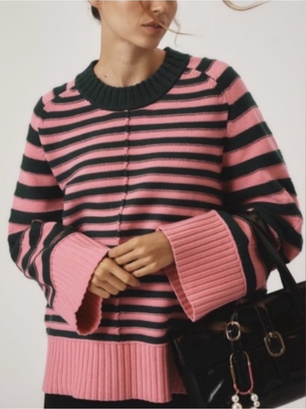 Maeve Anthropologie Chandler Striped Sweater Size Small